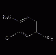 3-氯-4-甲基苯胺结构式