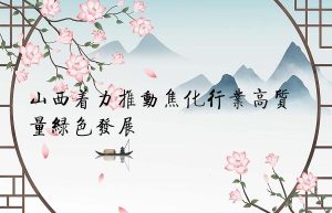 山西着力推动焦化行业高质量绿色发展