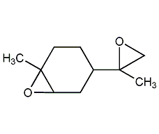 1-甲基-4-(2-甲基环氧乙烷基)-7-氧杂双环[4.1.0]庚烷结构式